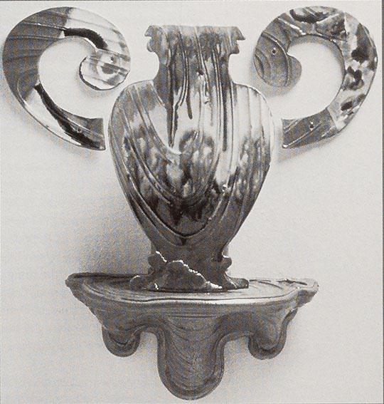 Betty Woodman. Aegina. Vase, shelf, handles, 1987.