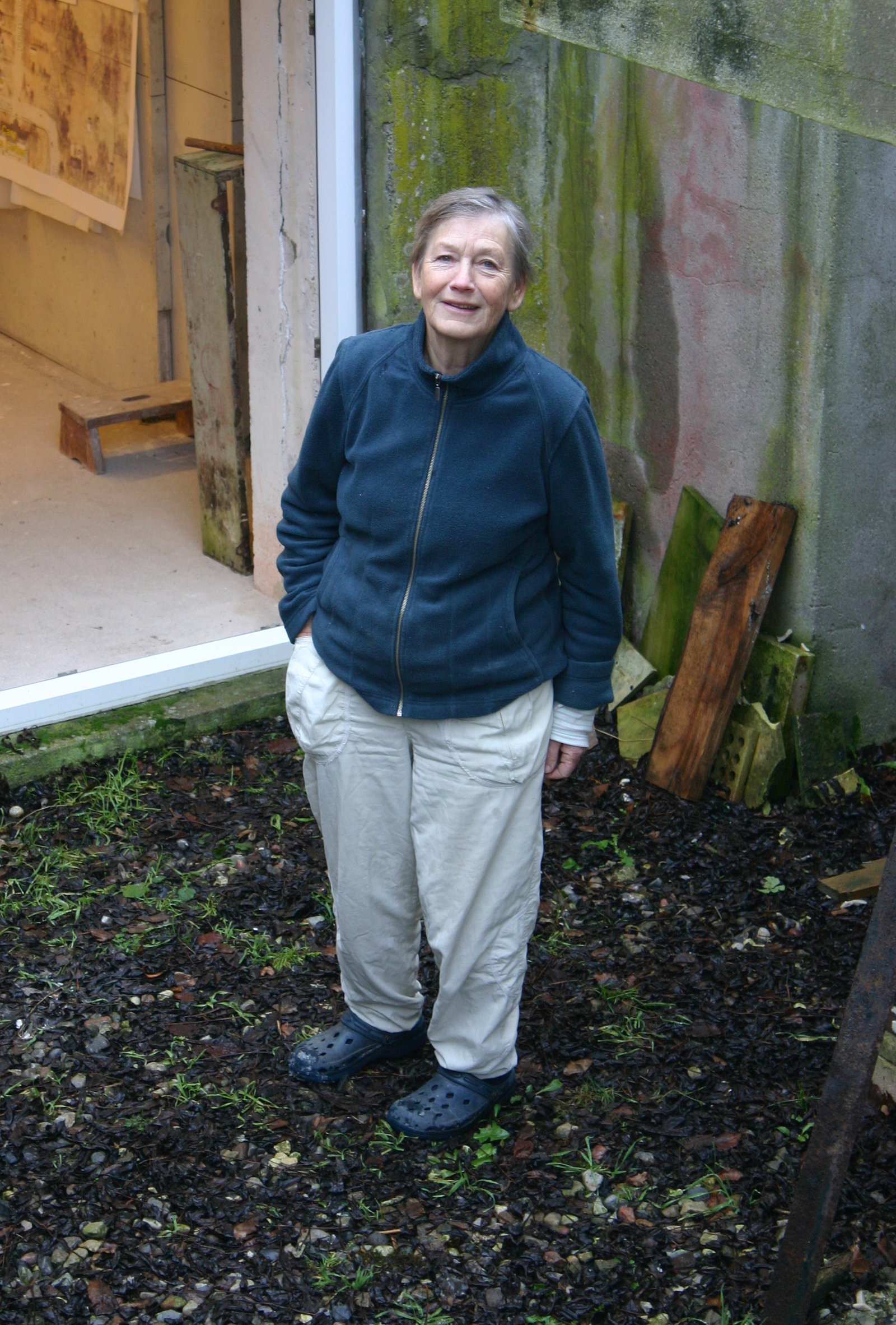 Hole at her home in Skaelskor, Denmark, 2012. Hole at her home in Skaelskor, Denmark, 2012.