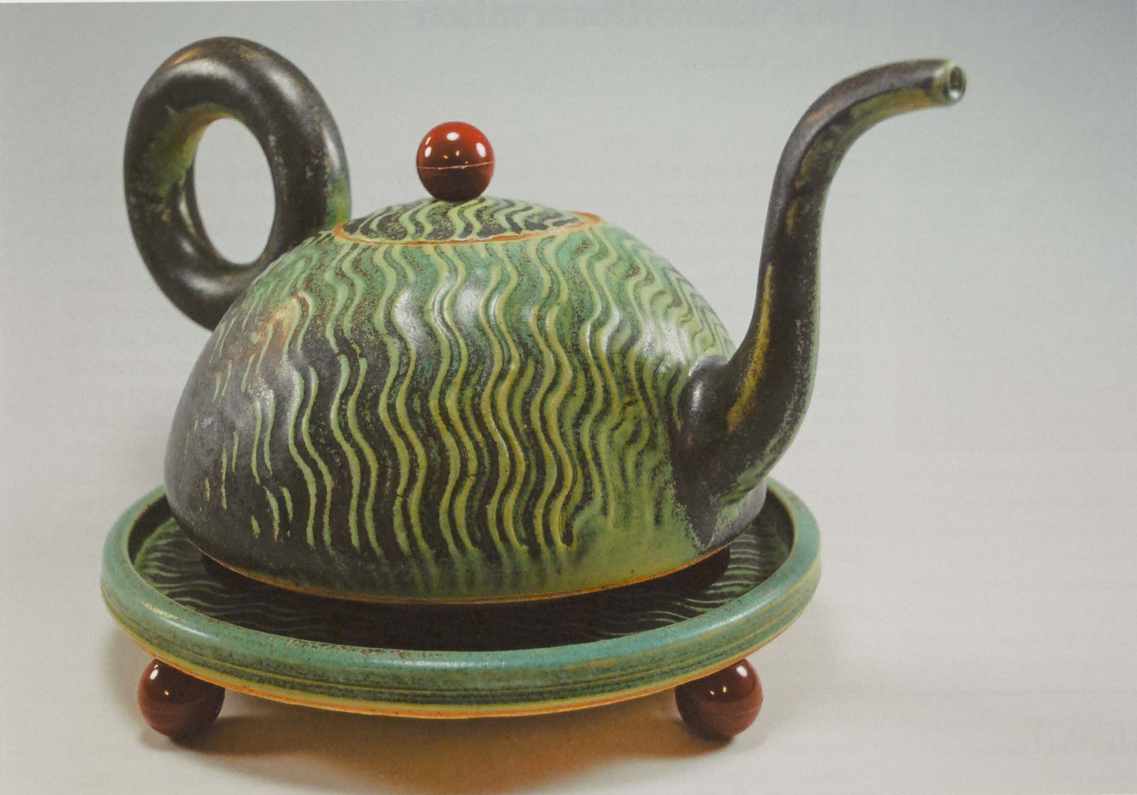 Jonathan Kaplan Teapot on Footed Plinth Jonathan Kaplan Teapot on Footed Plinth