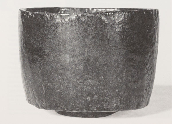 Tea bowl, attributed to Hon&#039;ami Koetsu (1558-1637). Edo period, date uncertain. Raku clay body with black glaze. H. 3 in. Courtesy of the Freer Gallery of Art, Smithsonian Institution, 99.34.