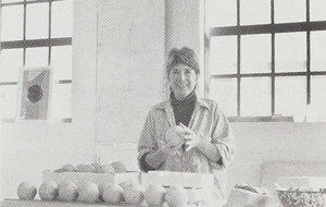 Nancy Selvin in her West Berkeley studio