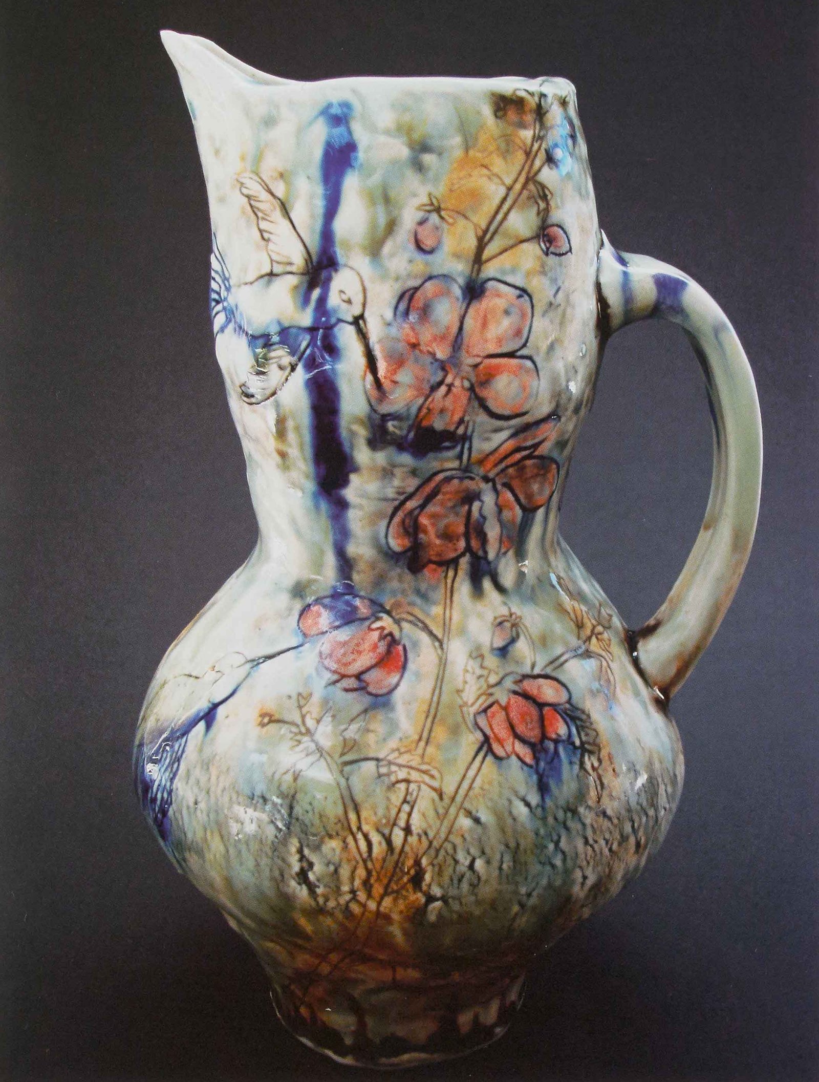 Hummingbird Pitcher, 2008. Pinched porcelain, 11 x 6 x 5 in. Hummingbird Pitcher, 2008. Pinched porcelain, 11 x 6 x 5 in.