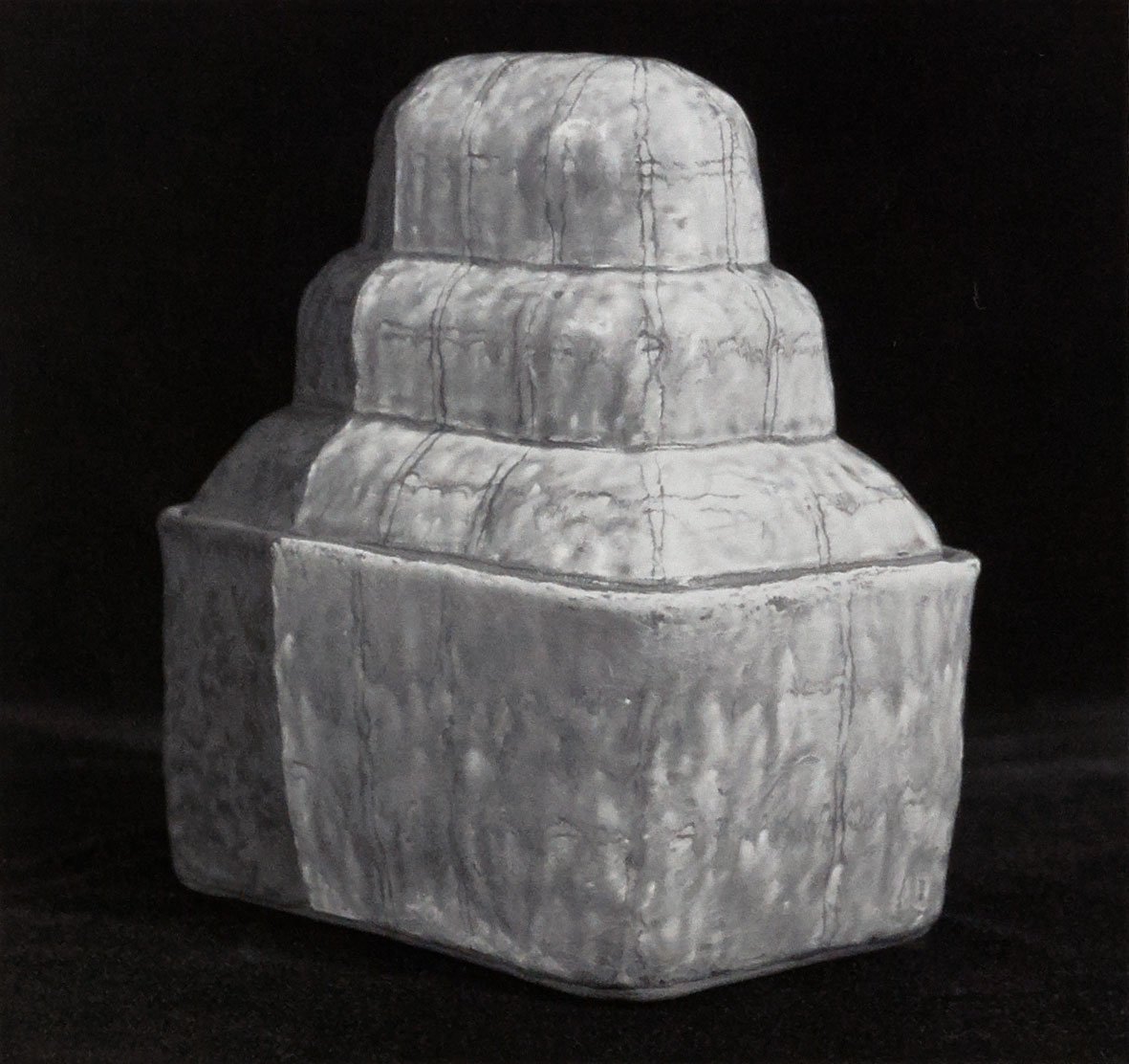 Walker. Netted tide, 2010. Coiled/pinched earthenware. 8.5 x 6 x 10 in. Walker. Netted tide, 2010. Coiled/pinched earthenware. 8.5 x 6 x 10 in.