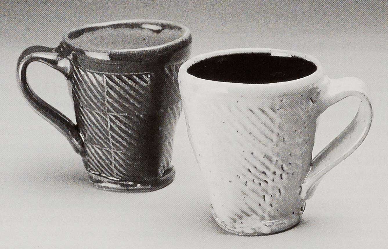 Mugs by Scott Goldberg. Mugs by Scott Goldberg.
