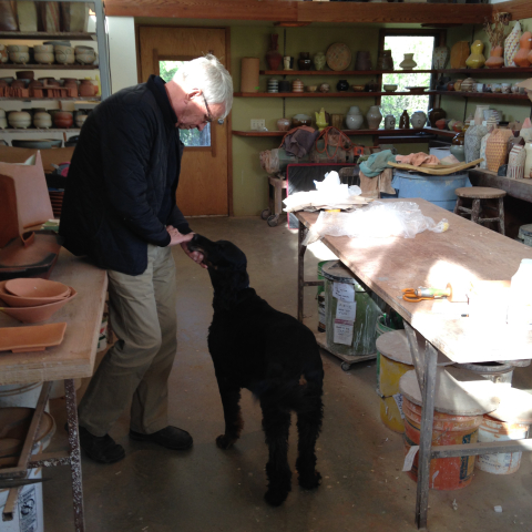 Mark Pharis in his Minnesota studio. Mark Pharis in his Minnesota studio.