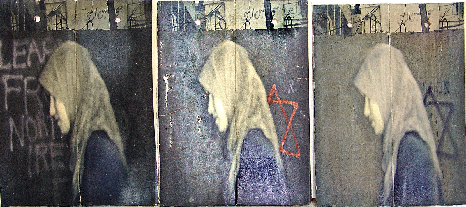 Magdalena Hefetz, I Broke Her, depicts the destruction and burial of 40 meters of clay slabs printed with images of the wall that divides Abu Dis – a suburb of Jerusalem. Photo credit: Jair Halpar