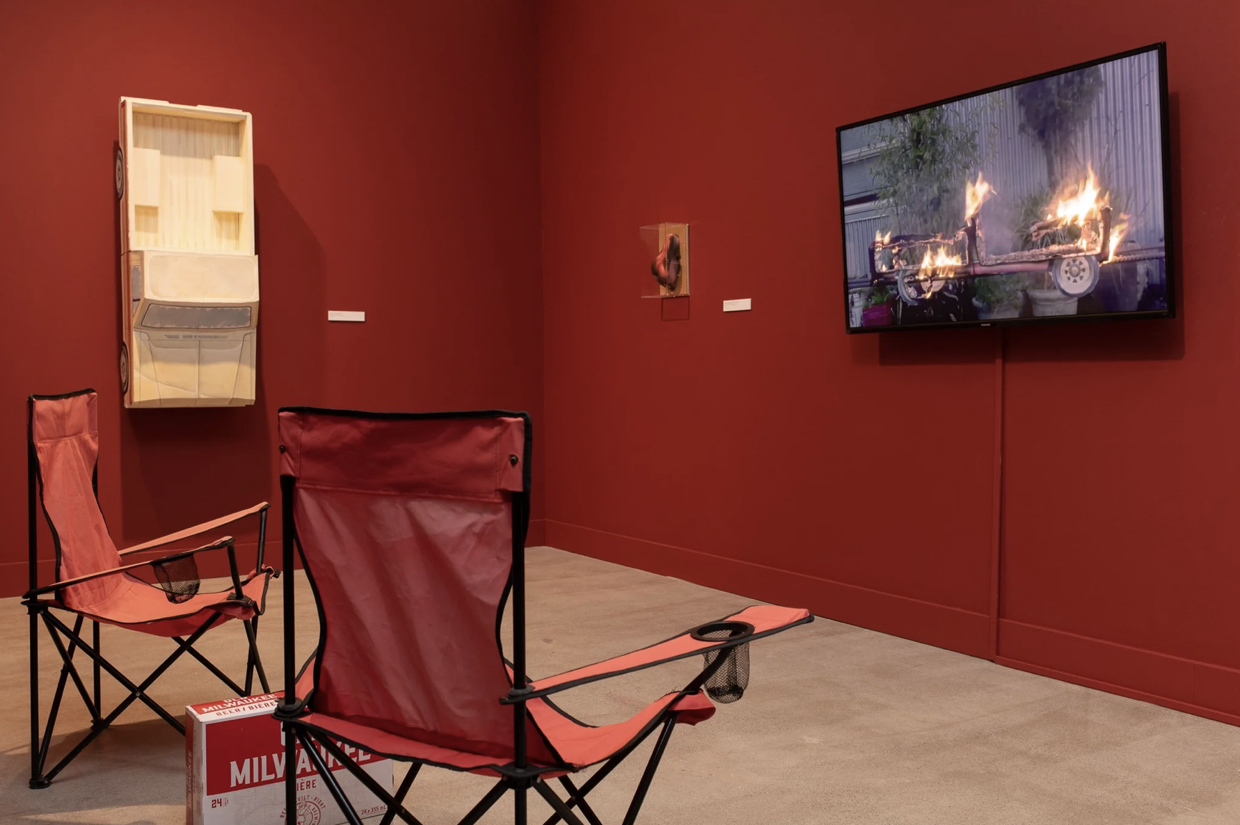 Brendan Tang, Reluctant Offerings, Nanaimo Art Gallery. Image by Sean Fenzl.