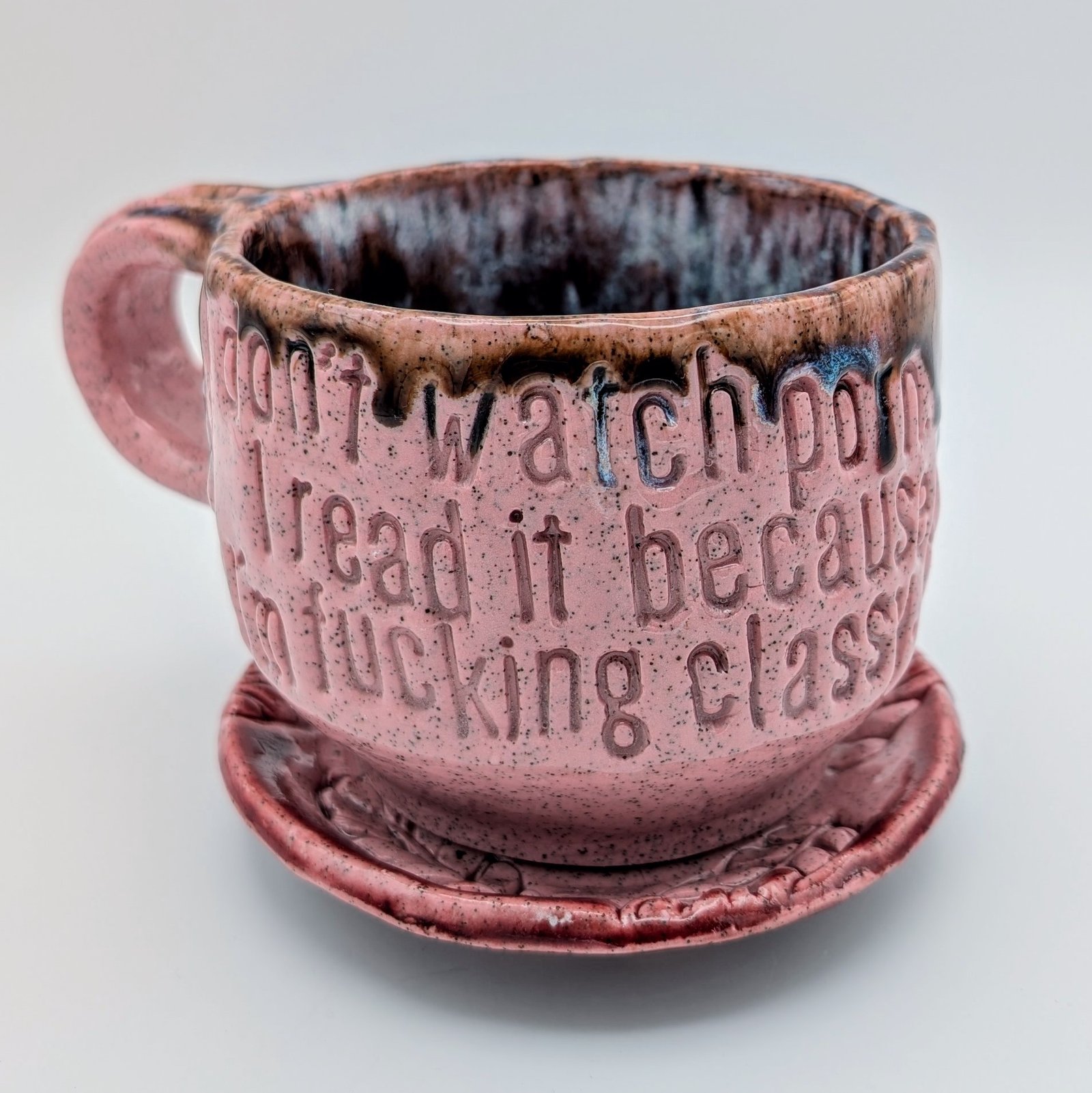Classy Mug, clay and glaze, 2026